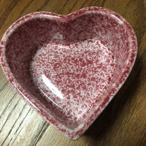 Coche Stoneware Heart Shaped Dish